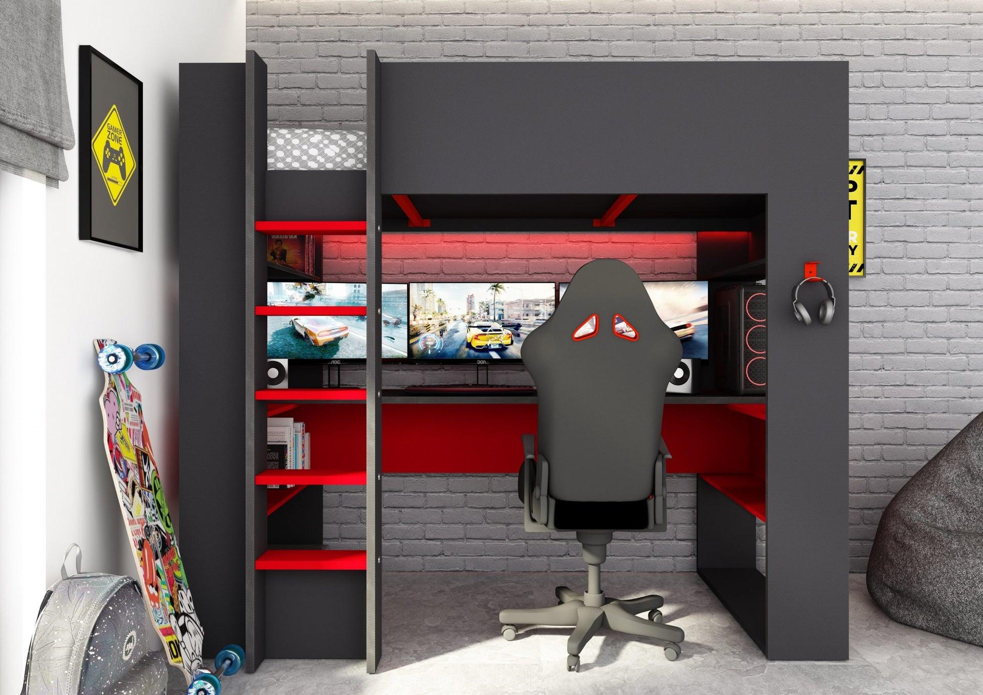 Loftseng High Ultimate Gamer 90x200 fra drommerom.no