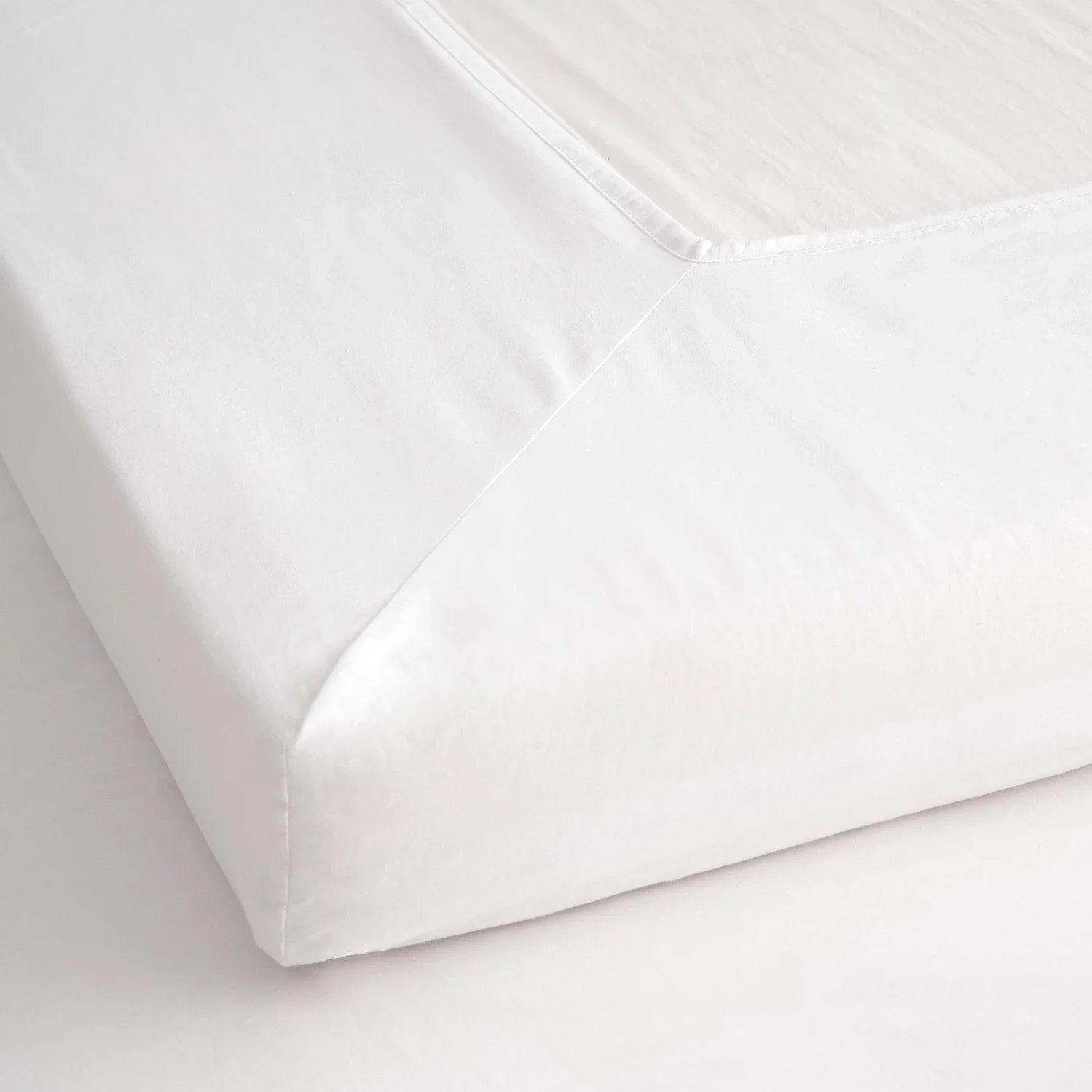 Bambus Konvoluttlaken Hvit fra bedtime.no