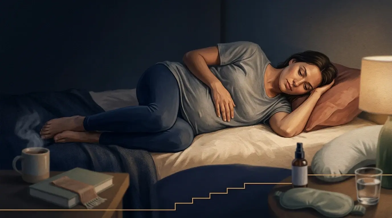Gravid og søvnproblemer i 1. trimester