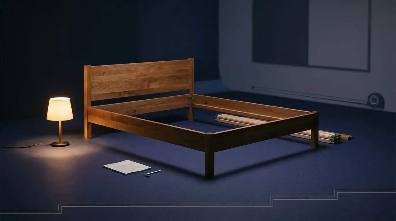 Sengeramme 180x200: krav til rom, levering og montering